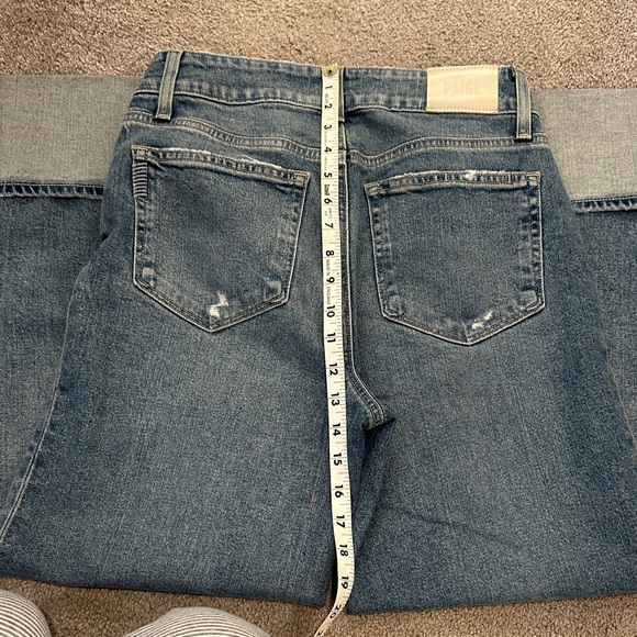 Paige Sasha Cuffed Light-Mid Wash Jeans - Picture 11 of 11